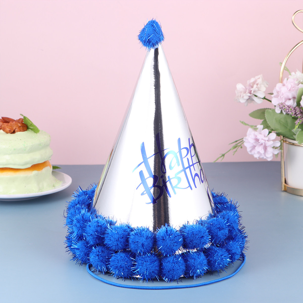 Party Hat Cone - 5 buah Topi Ulang Tahun Berbentuk