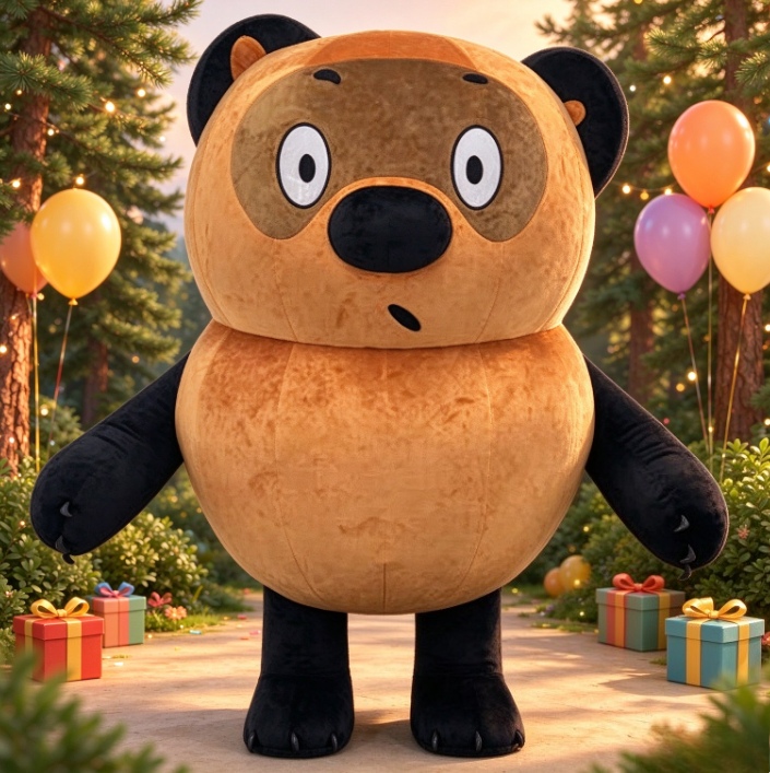 Kostum Maskot Beruang Cokelat  - Event & Party Supply Photos ulasan dan harga