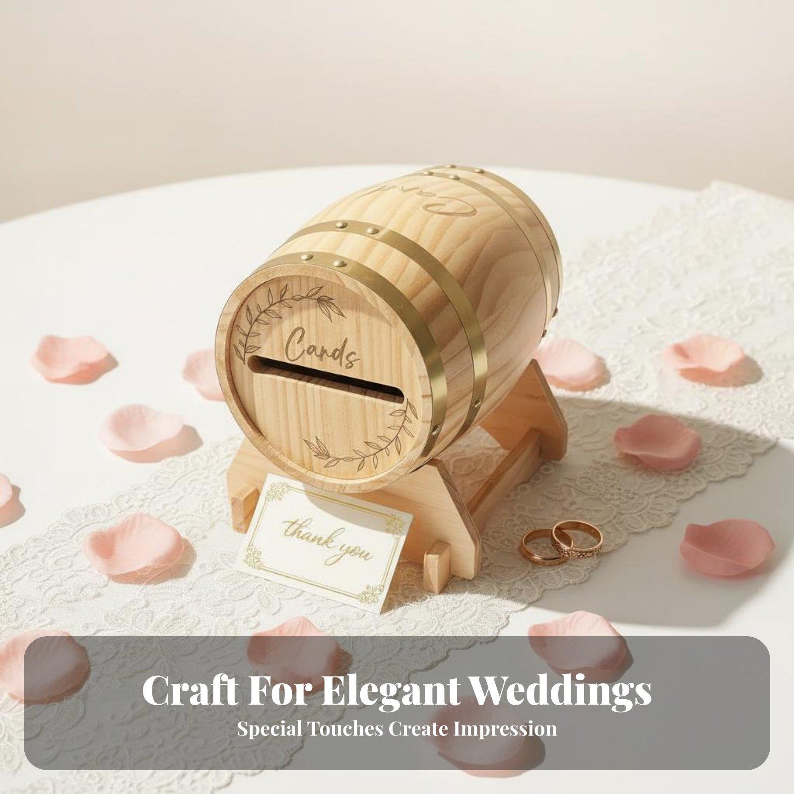 Kotak Kartu Kayu Besar dengan  - Event Party Box ulasan dan harga