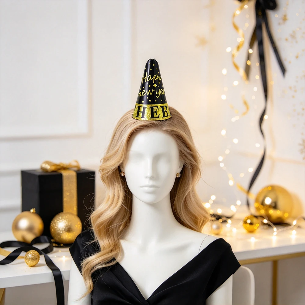 1 set topi kertas berbentuk ke - Party Hat Cone ulasan dan harga