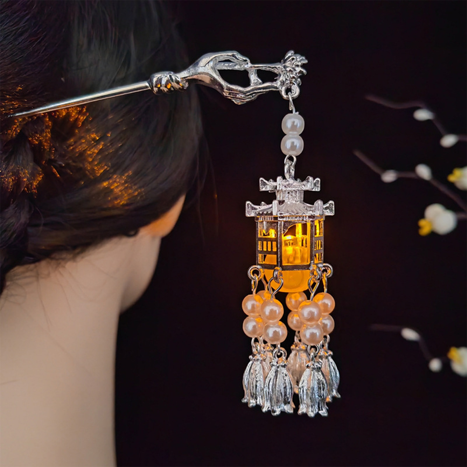 Garpu Stik Rambut Gaya Cina Re - Neon Sign Party ulasan dan harga