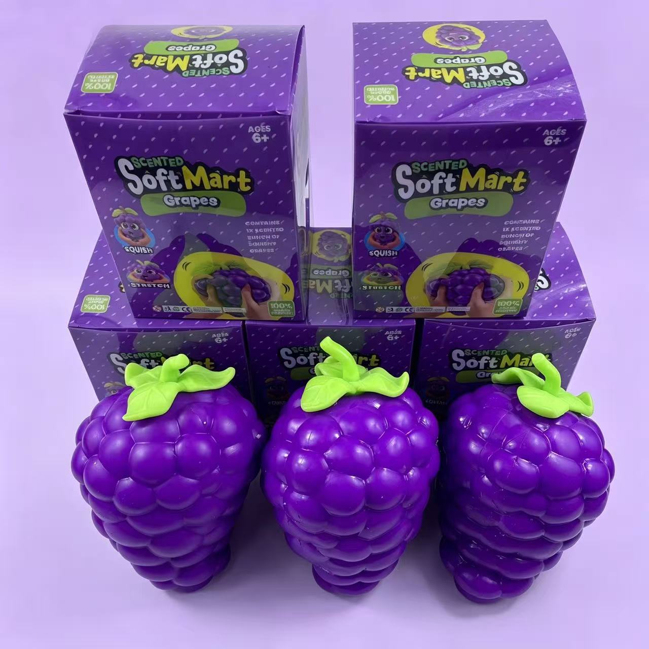 Mainan Squishy Buah Anggur Jum - Event Party ulasan dan harga